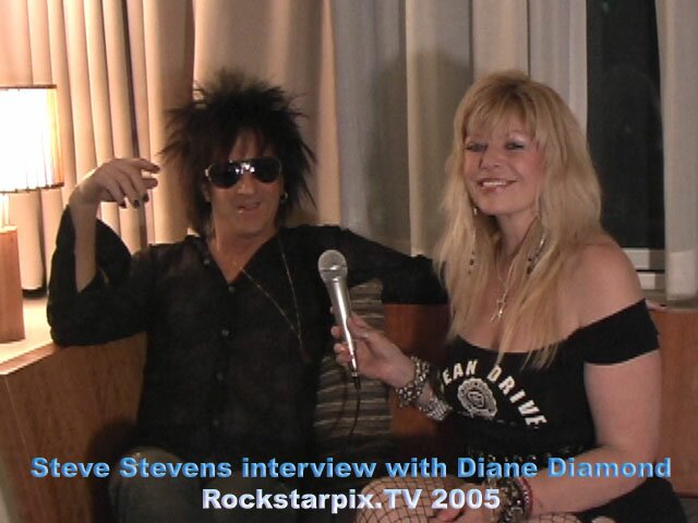 Steve Stevens interview on Rockstarpix.TV
